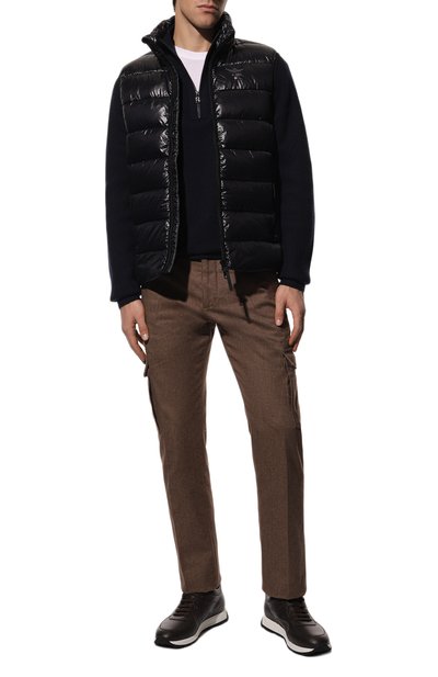 Брюки-карго из хлопка и шерсти MOORER, арт. JERALD-MB/M0UCG100001-TEPA700, фото 2