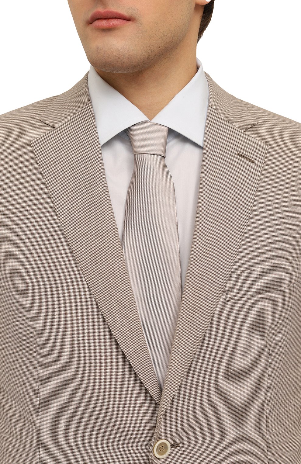 Шелковый галстук TOM FORD светло-бежевого цвета по цене 23650 руб., арт. STE001/SPS01, фото 2 Шелковый галстук TOM FORD, арт. STE001/SPS01, фото 2