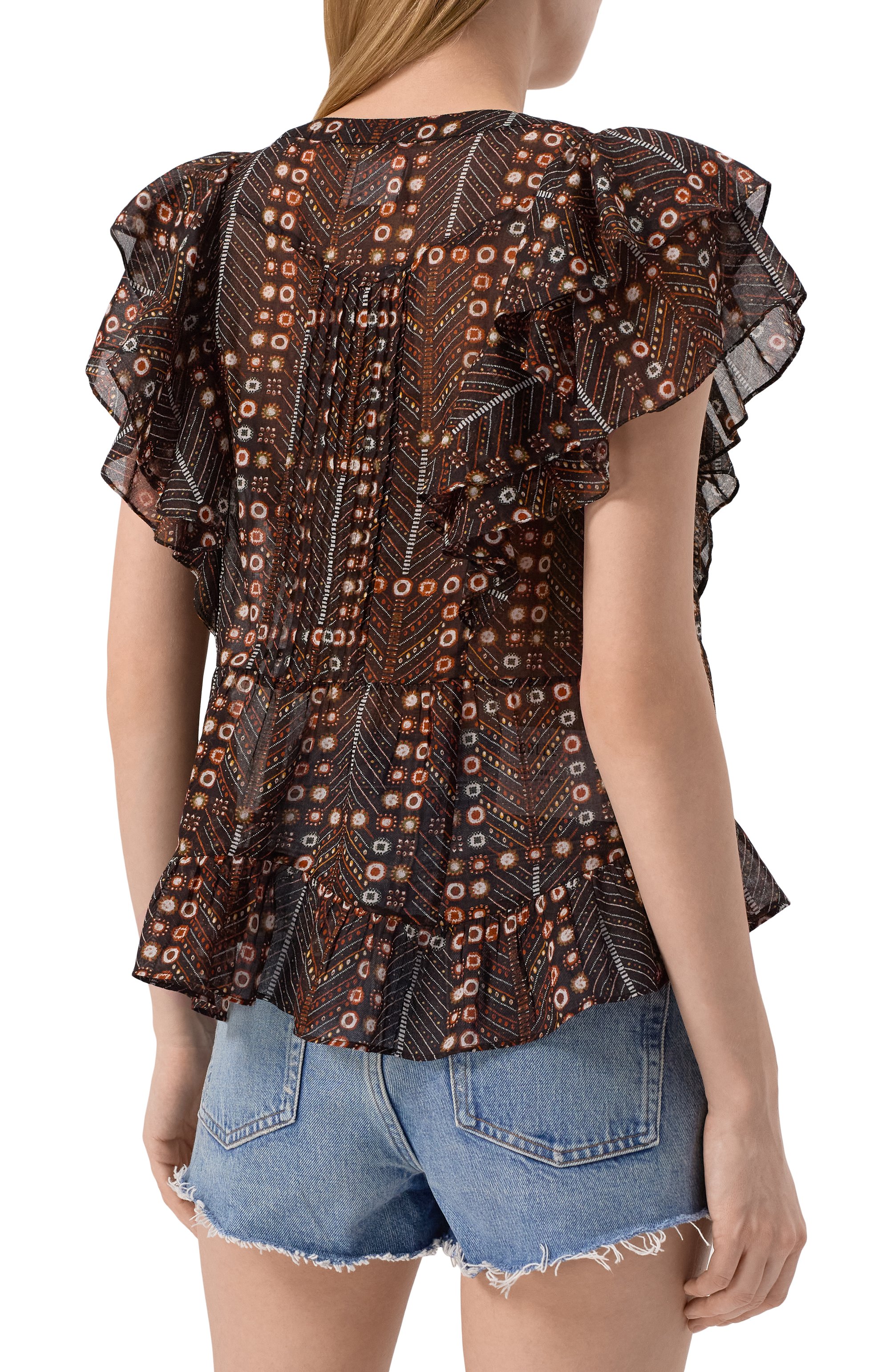 Хлопковый топ ISABEL MARANT ETOILE, арт. 25PHT0033FB-C1J19E, фото 4