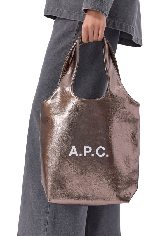 Сумка-шопер Ninon small A.P.C. M61861/PUABZ Бронзовый  M61861/PUABZ Фото 2