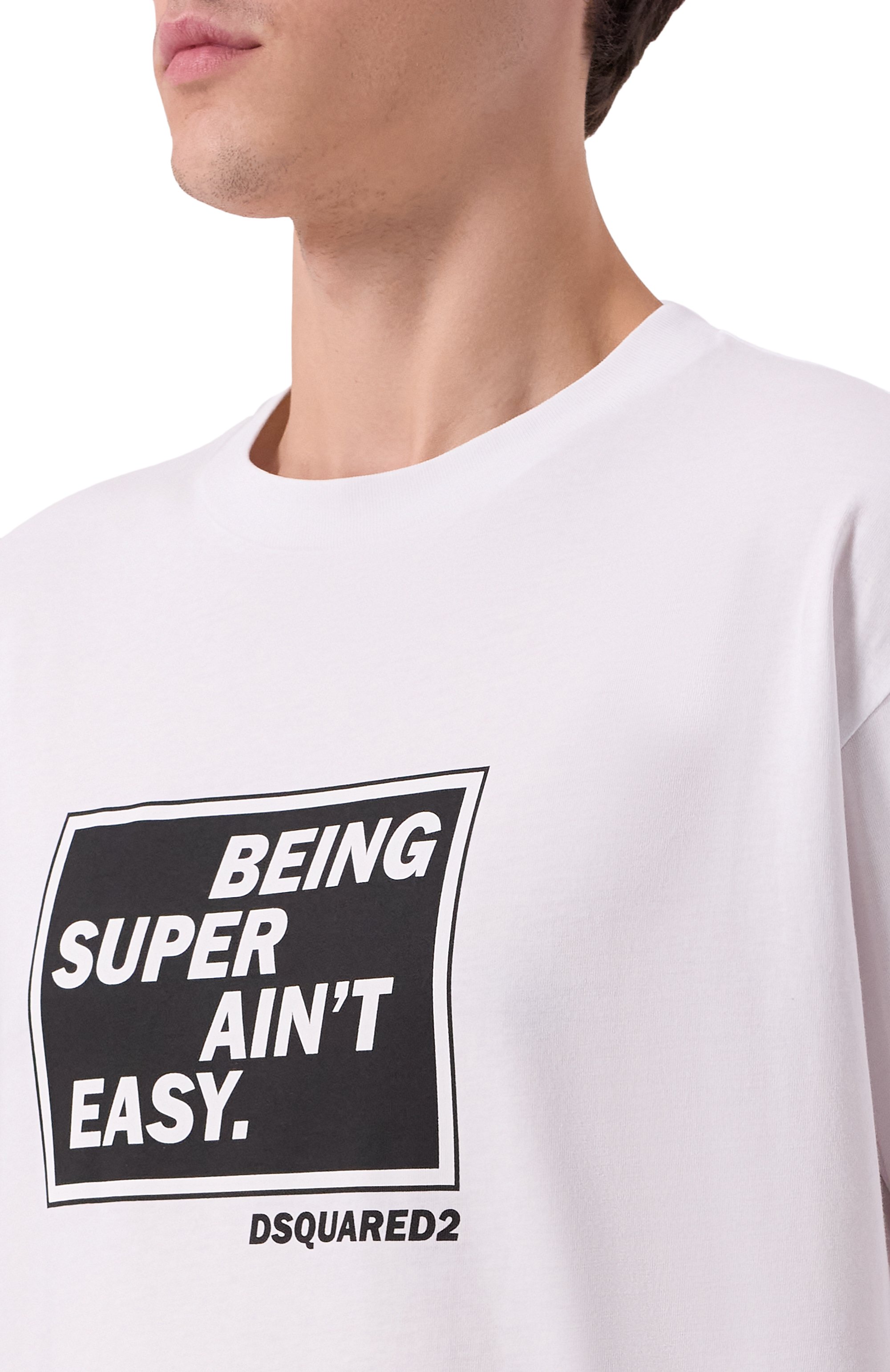 Хлопковая футболка DSQUARED2, арт. S71GD1610/D20020, фото 5