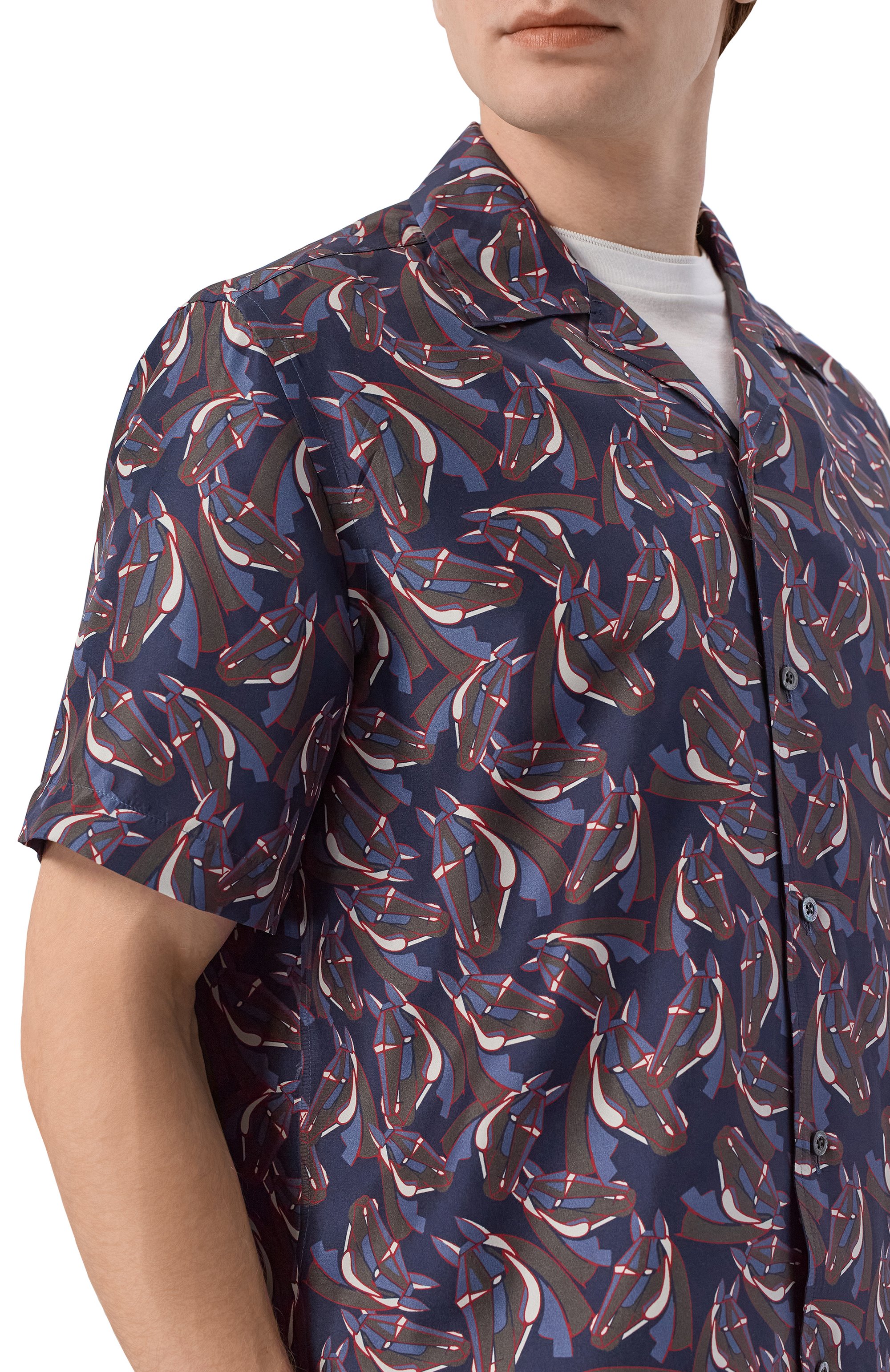 Шелковая рубашка CORNELIANI, арт. 27I206/2711925, фото 5