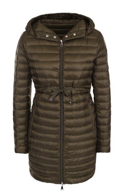 Стеганый приталенный пуховик с капюшоном MONCLER, арт. C1-093-49312-99-53048, ф ото 1