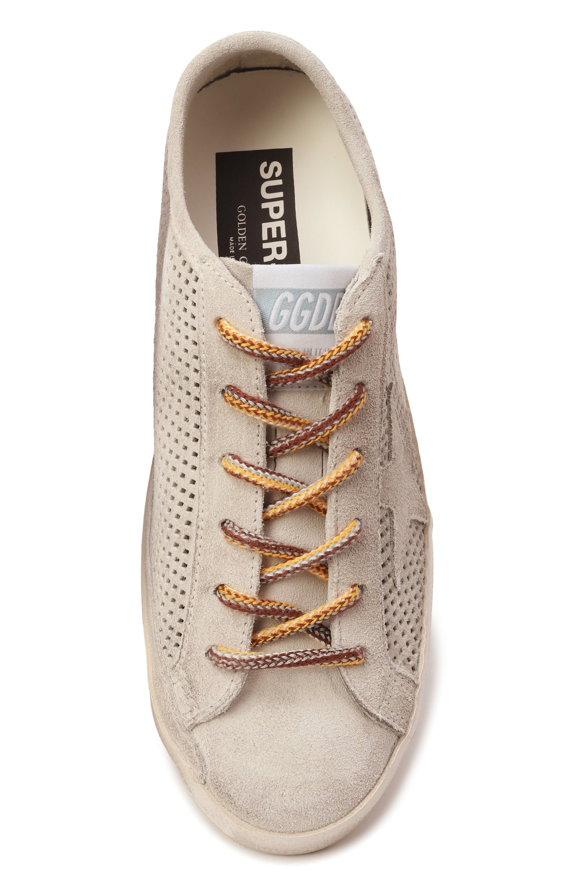 Замшевые кеды super-star  GOLDEN GOOSE DELUXE BRAND, арт. GWF00931.F007561, фото 6