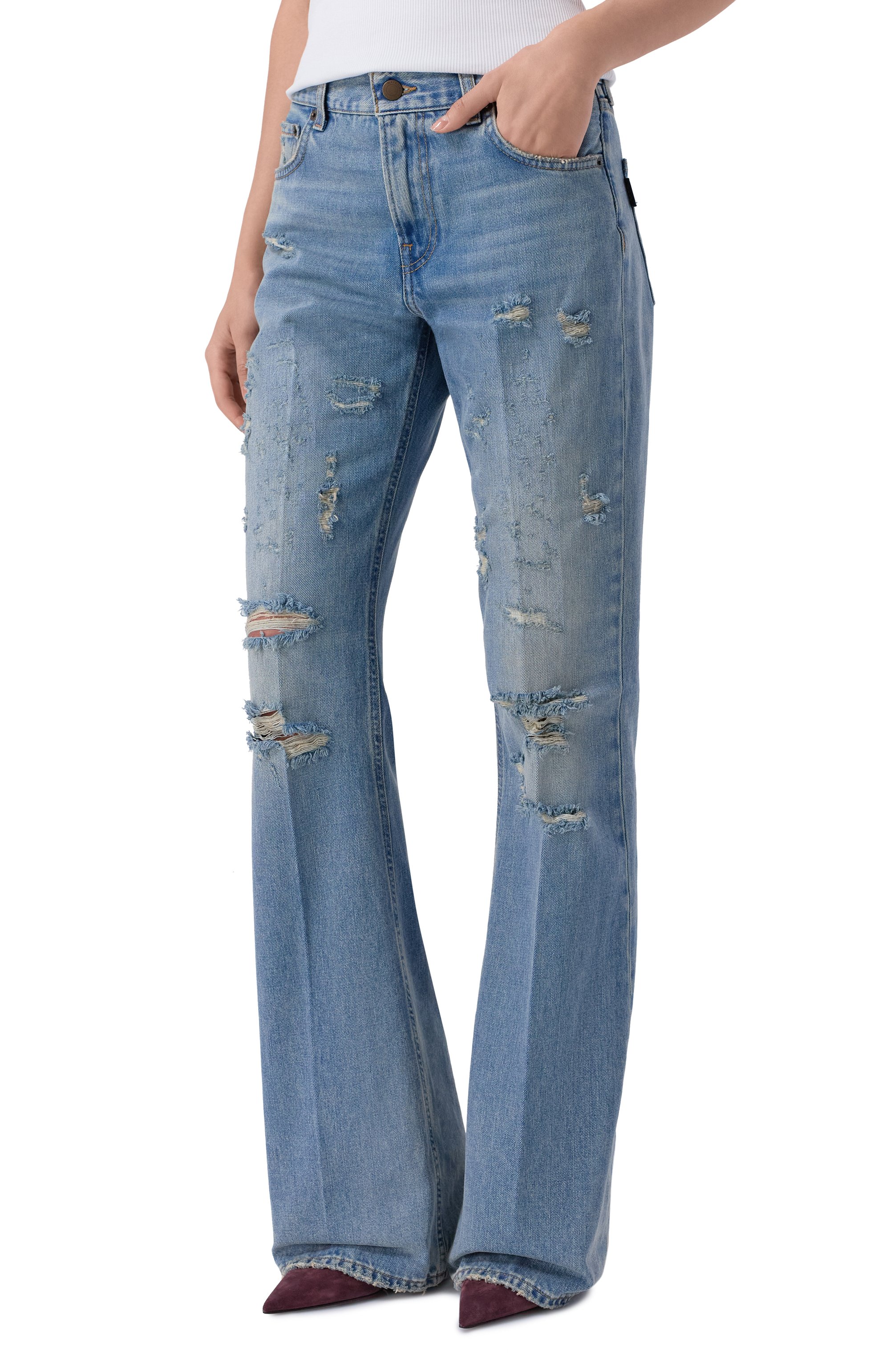 Джинсы flora HAIKURE, арт. HEW03338DF203L0931/FL0RA BR0KEN CELESTIAL, фото 3