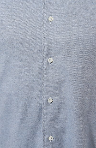 Хлопковая рубашка CORNELIANI голубого цвета по цене 37150 руб., арт. 94P156-9411629, фото 5 Хлопковая рубашка CORNELIANI, арт. 94P156-9411629, фото 5