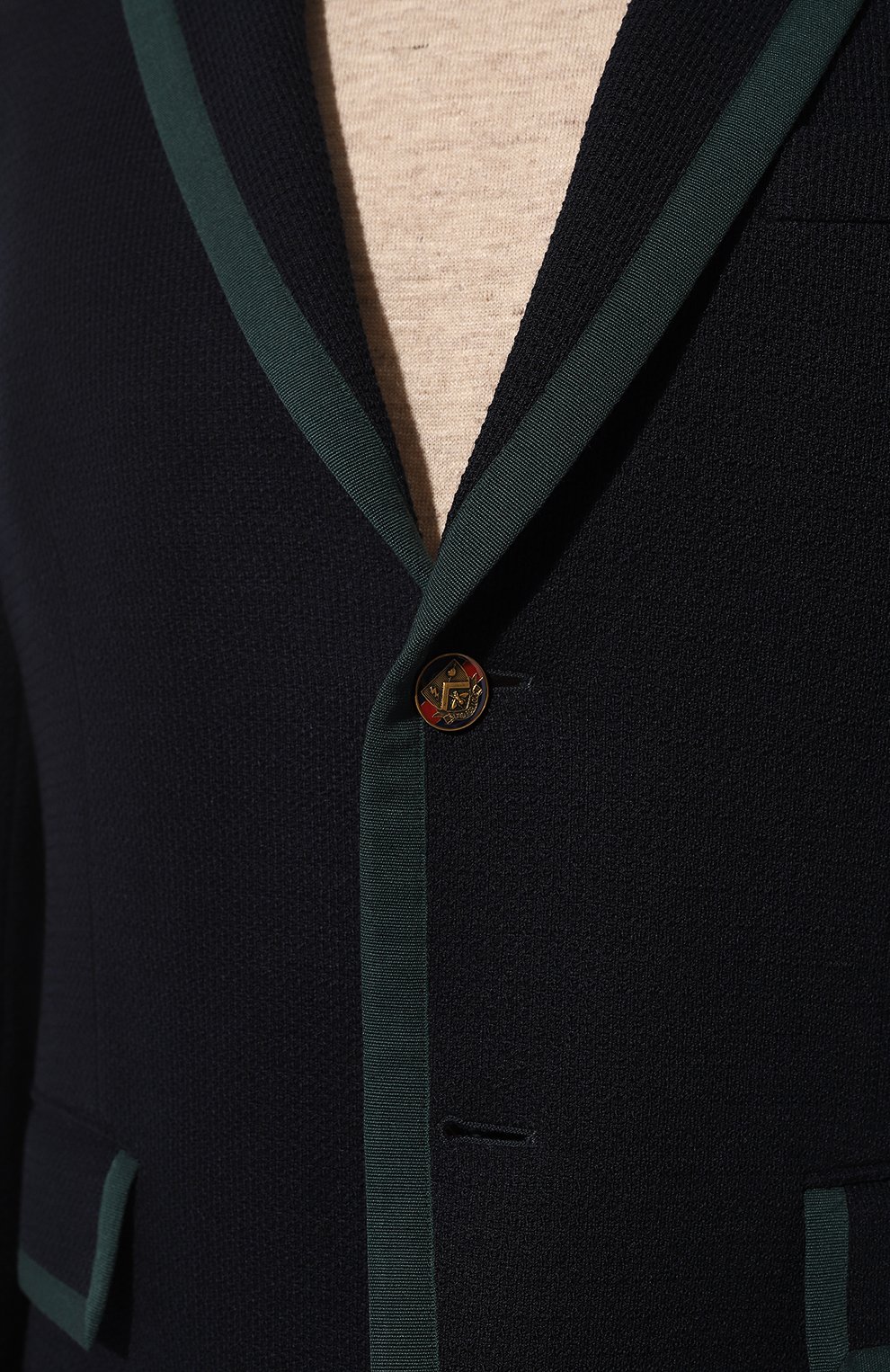 Хлопковый пиджак GUCCI, арт. 502525 Z430F, фото 5