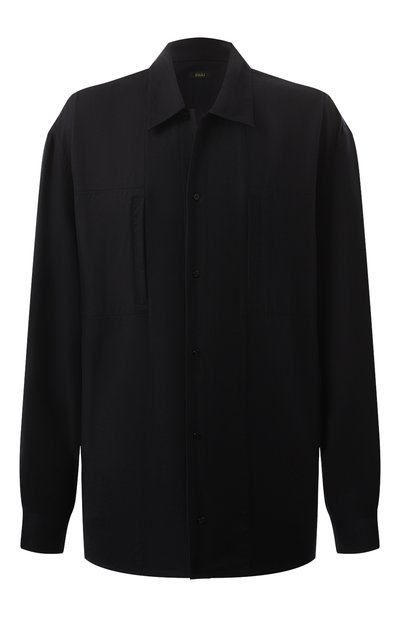 Рубашка из шерсти и шелка ZILLI, арт. SP0B01M024091001U/49, фото 1