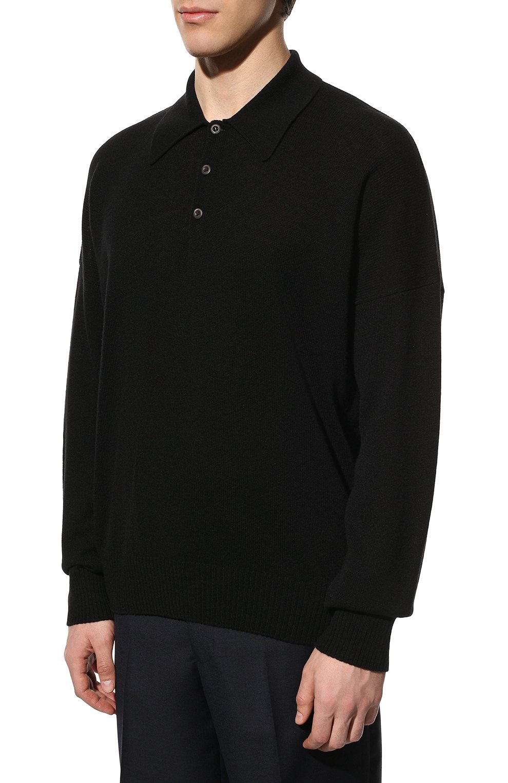 Кашемировое поло PRADA, арт. UMB302-1Z7D-F0002-221, фото 3