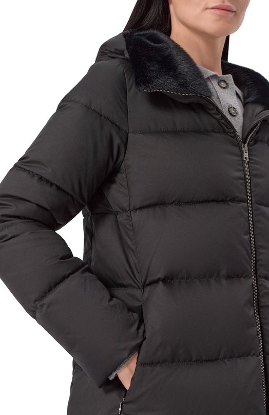 Пуховик Herno PI001948D/12414Z Чёрный  PI001948D/12414Z Фото 5