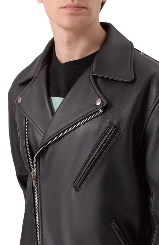 Кожаная куртка Undercover US2E4292 Чёрный  US2E4292 Фото 5