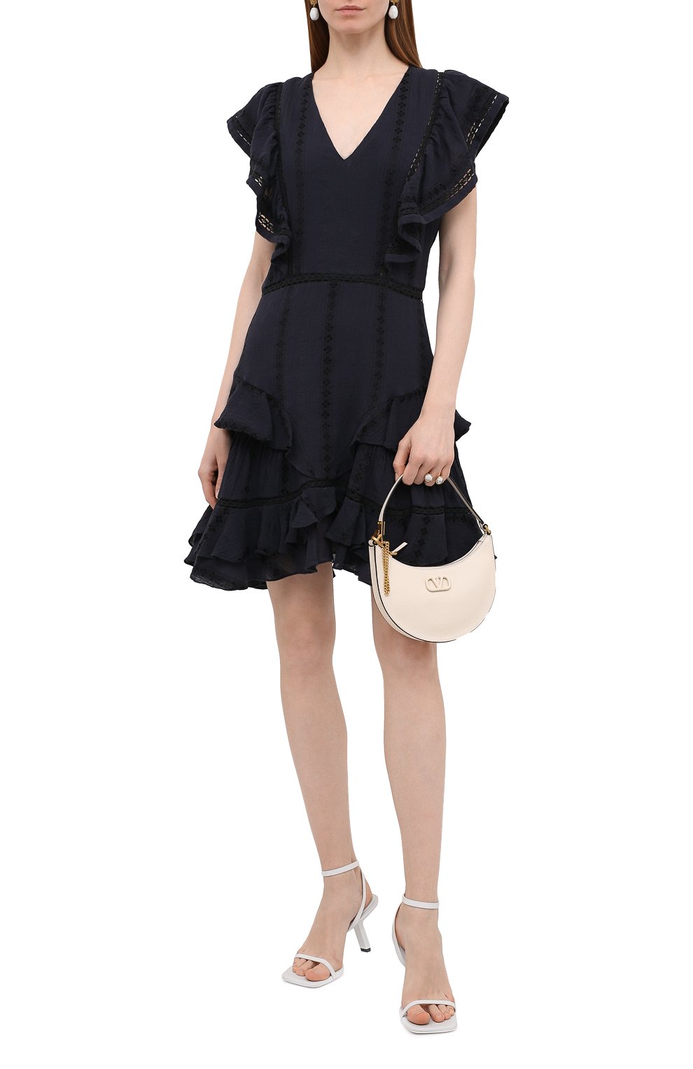 Платье из хлопка и вискозы ISABEL MARANT ETOILE, арт. R02126-22P037E/JAUDREY, фото 2