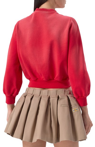Хлопковая толстовка ALEXANDERWANG.T красного цвета по цене 59150 руб., арт. 4CC2251555, фото 4 Хлопковая толстовка ALEXANDERWANG.T, арт. 4CC2251555, фото 4