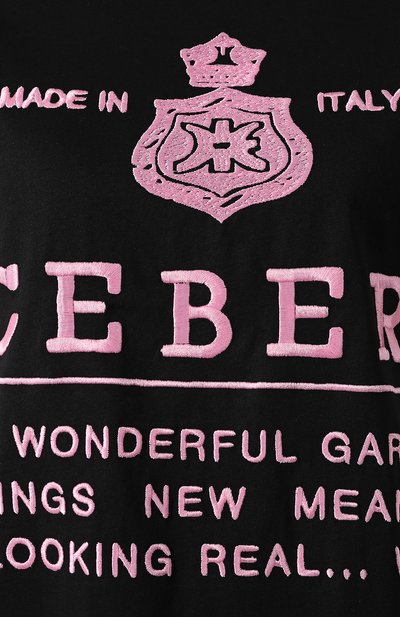 Хлопковая футболка ICEBERG, а рт. 19E I2P0/F051/6331, фото 5
