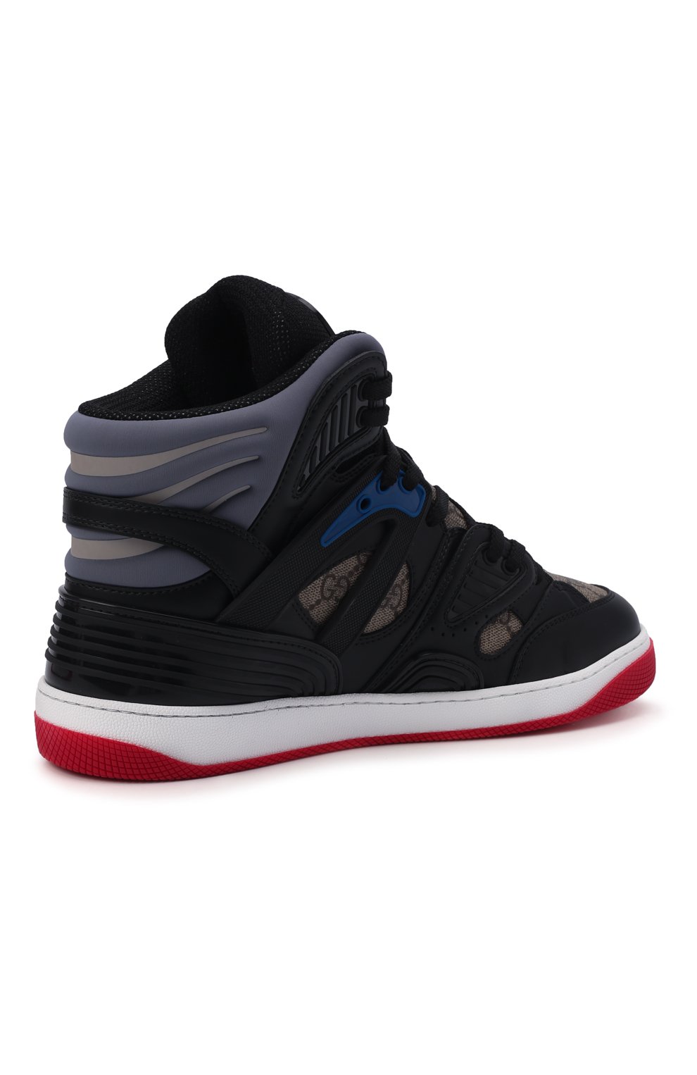 Комбинированные кеды basket GUCCI, арт. 673077/2SHG0, фото 5