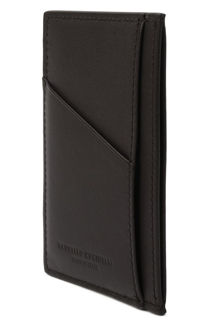 Мужской кожаный футляр для кредитных карт BRUNELLO CUCINELLI, арт. MWZNBU435
