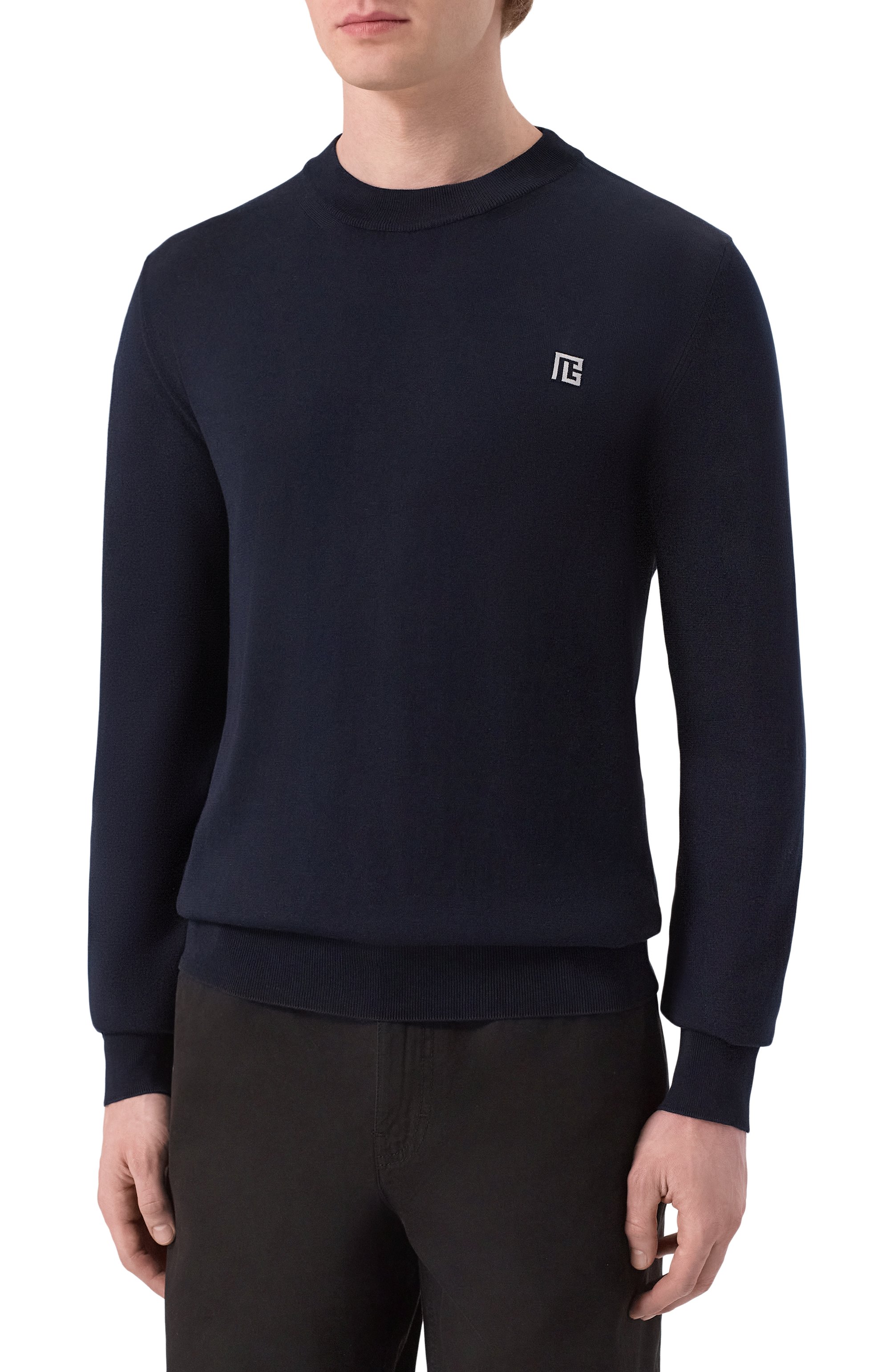 Джемпер из шелка и хлопка BALMAIN, арт. GH1KD000/KJ53, фото 3