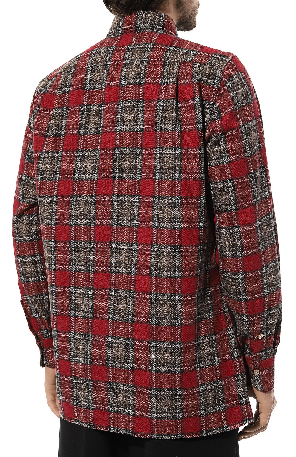 Хлопковая рубашка KITON, арт. UCRRLH0861302, фото 4