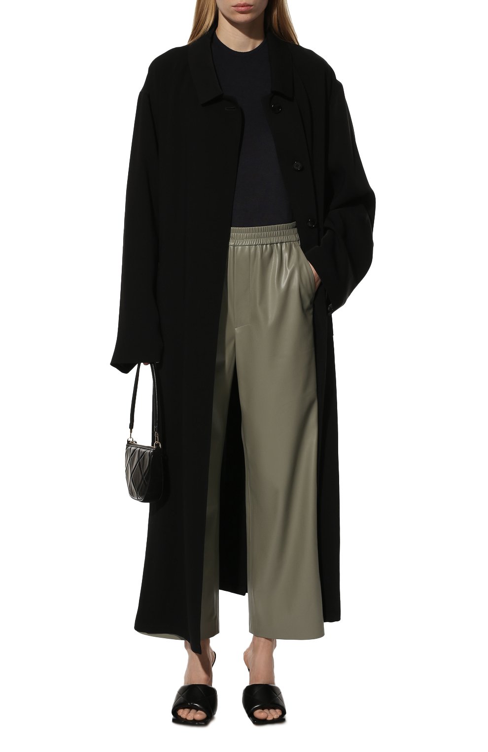 Брюки из экокожи SEVEN LAB, арт. PVEG eco khaki, фото 2