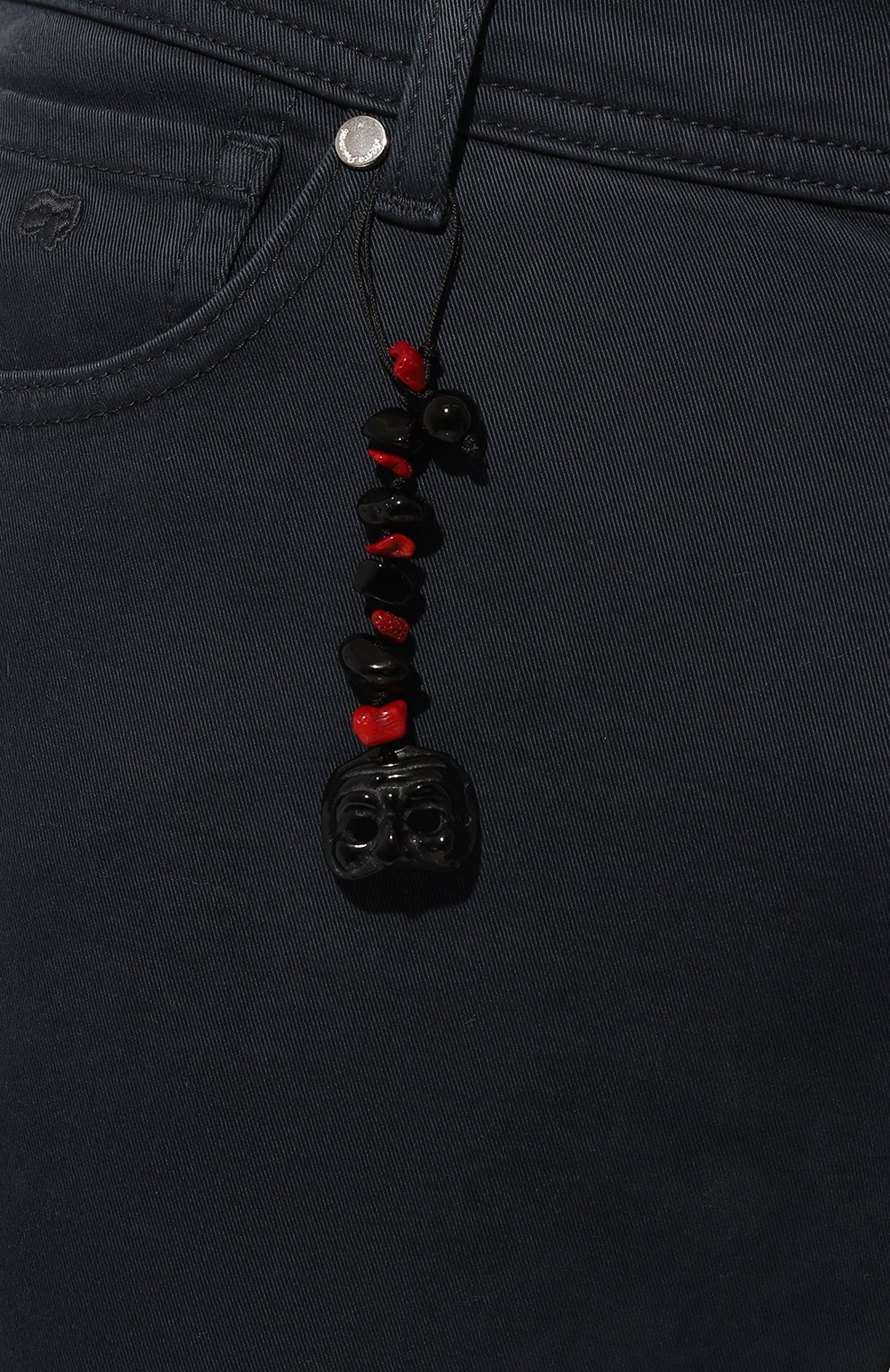 Брюки из хлопка и кашемира MARCO PESCAROLO темно-синего цвета по цене 58150 руб., арт. NERAN0M/5003, фото 5 Брюки из хлопка и кашемира MARCO PESCAROLO, арт. NERAN0M/5003, фото 5