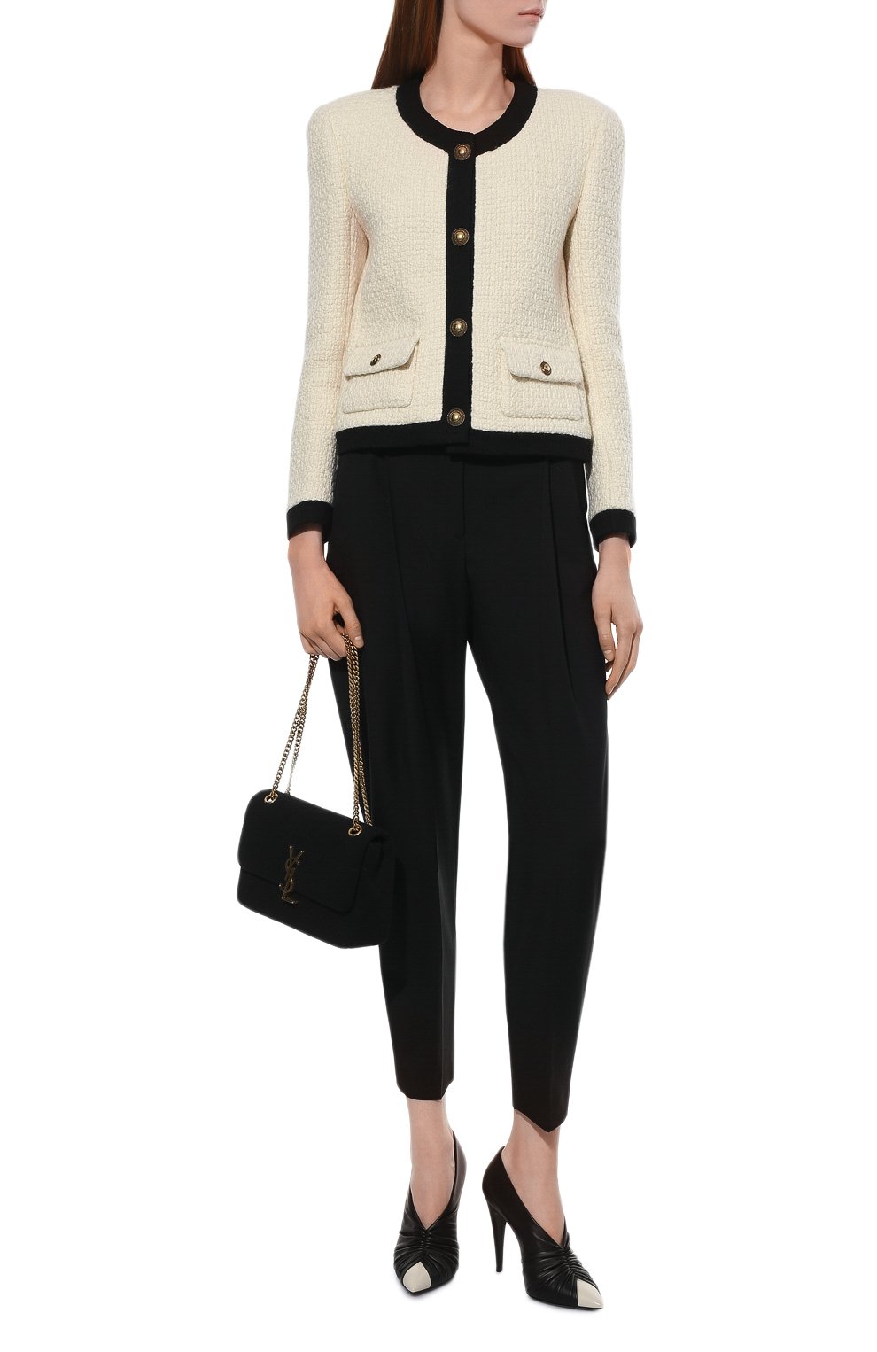 Кожаные туфли indya SAINT LAURENT, арт. 674887/AAABZ, фото 2