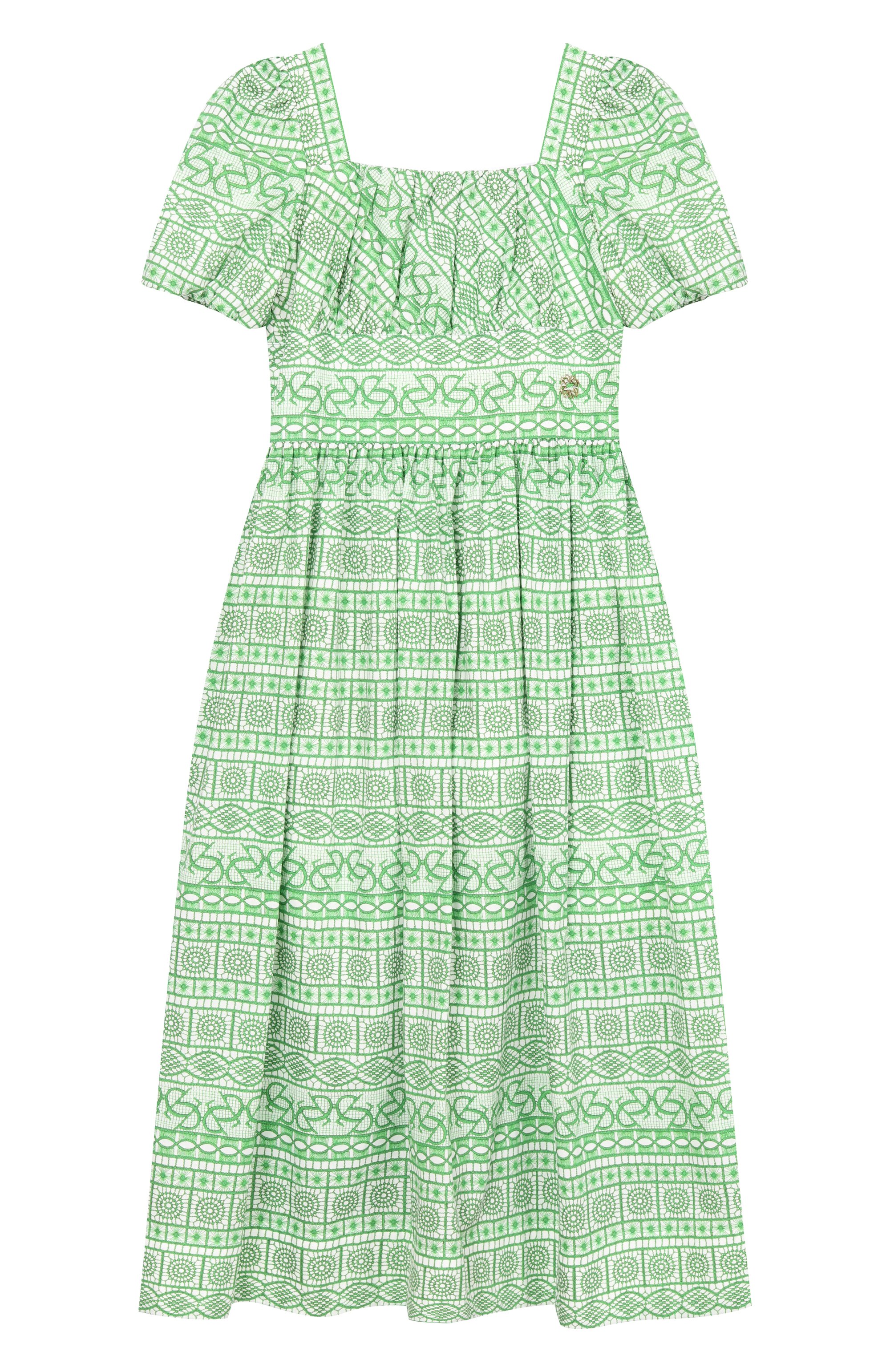 Хлопковое платье ELIE SAAB JUNIOR, арт. EFAB115 MX/TS1103_001, фото 1