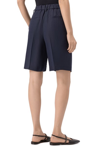 Шорты из вискозы и льна BRUNELLO CUCINELLI, арт. MH126P8612, фото 4