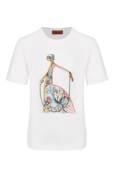 Женская хлопковая футболка MISSONI, арт. DS26SL04/BJ00QG