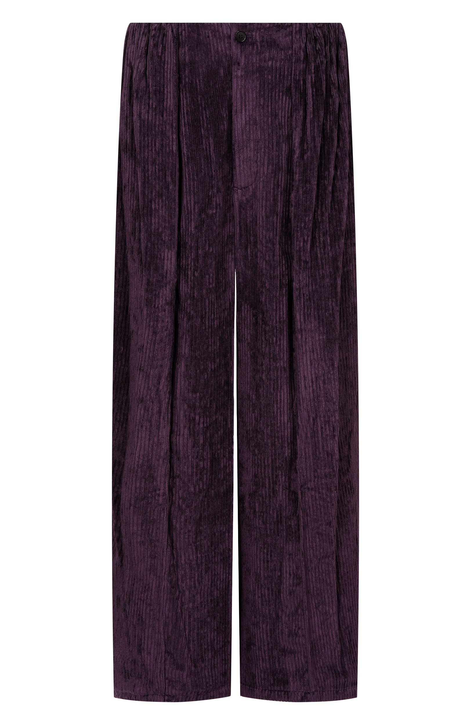 Вельветовые брюки GIORGIO ARMANI фиолетового цвета по цене 170500 руб., арт. GM004542/TE23799, фото 1 Вельветовые брюки GIORGIO ARMANI, арт. GM004542/TE23799, фото 1