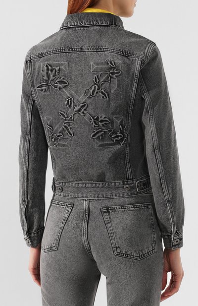 Джинсовая куртка OFF-WHITE, арт. 0WYE009R197740447575, фото 4