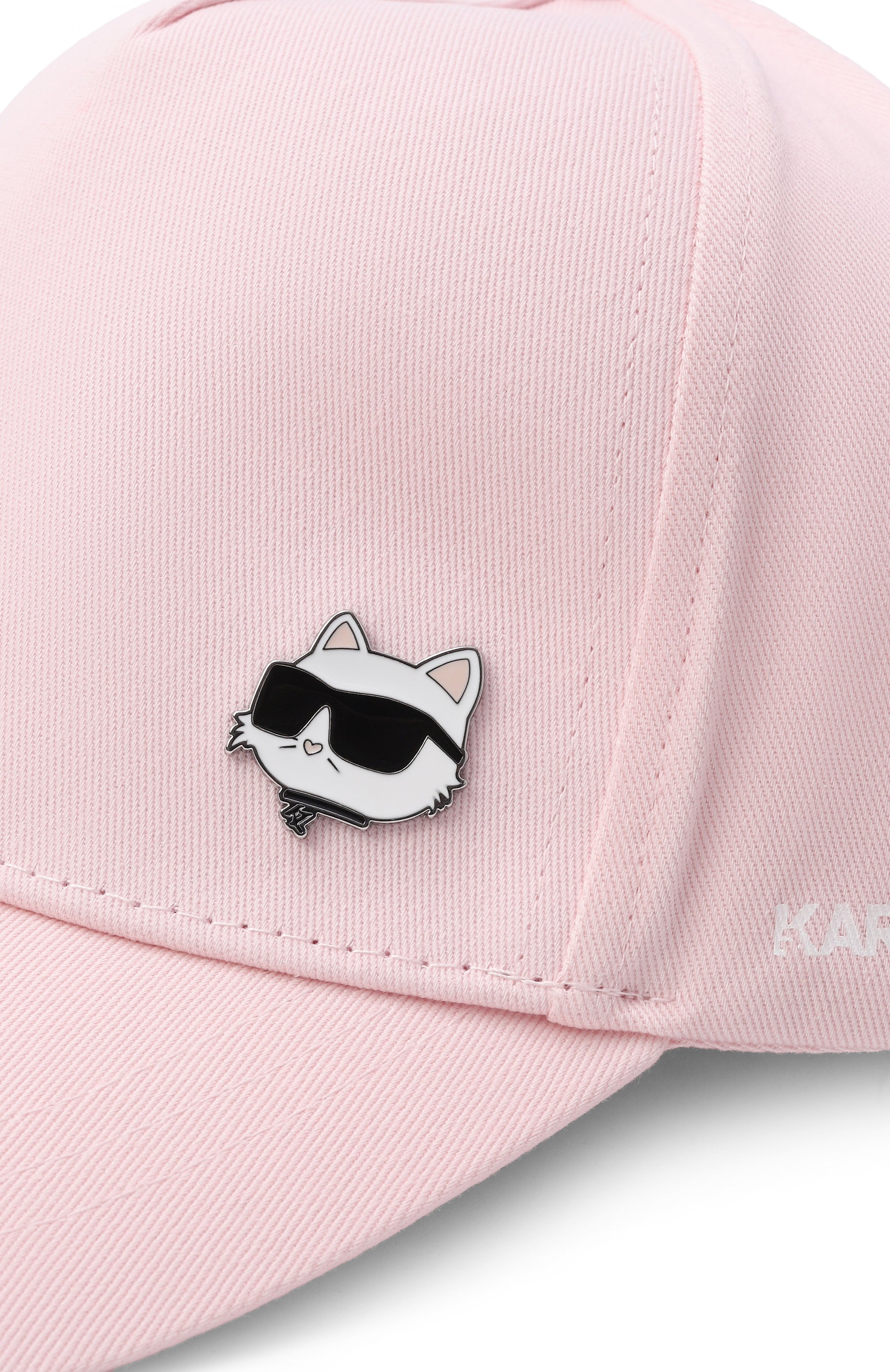 Хлопковая бейсболка KARL LAGERFELD KIDS, арт. Z31196, фото 3