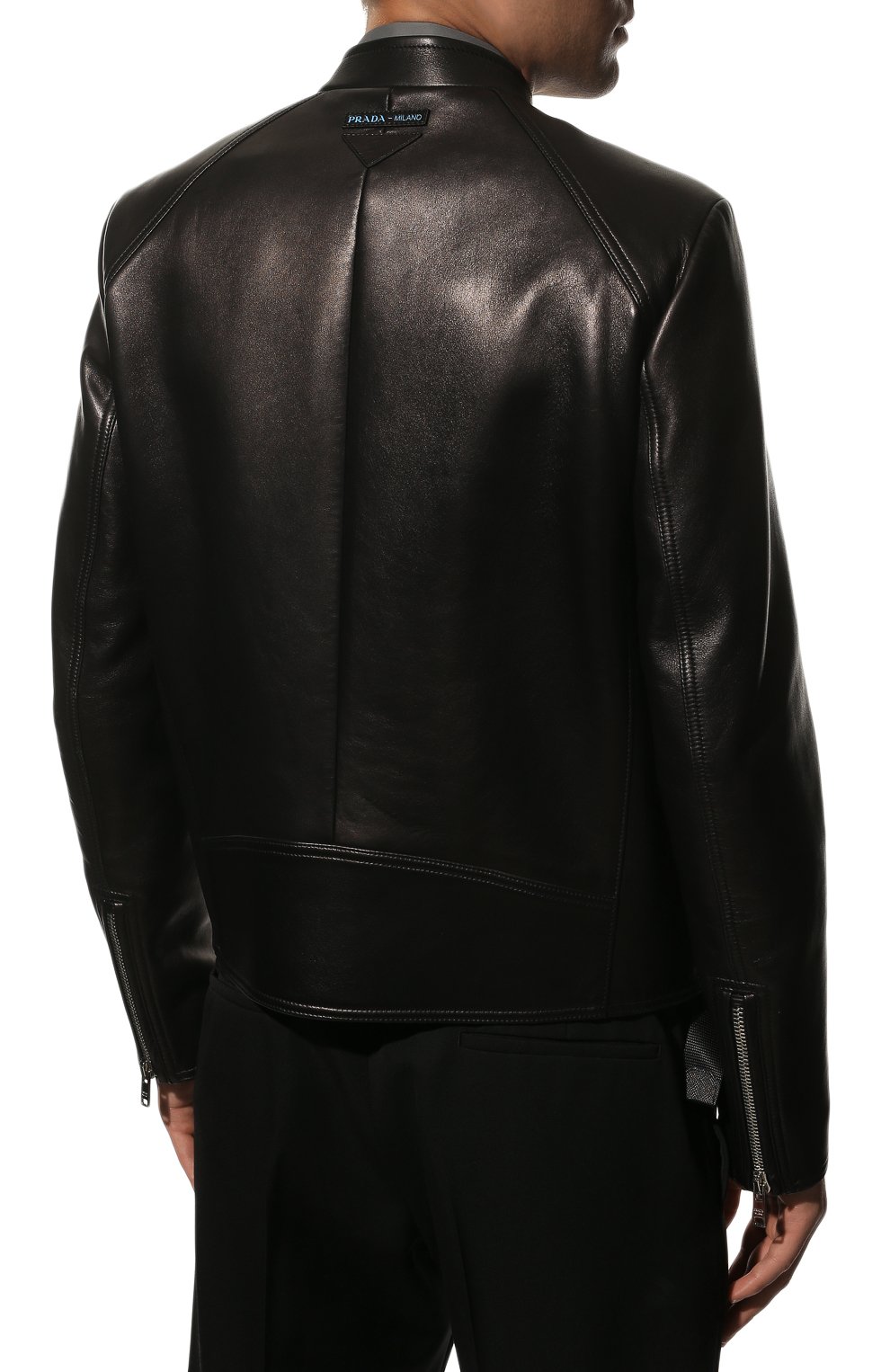 Кожаная куртка PRADA, арт. UPW290-GIS-F0002, фото 4