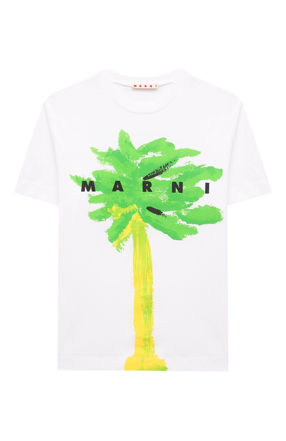 Хлопковая футболка MARNI, арт. M00155-M00HZ, фото 1