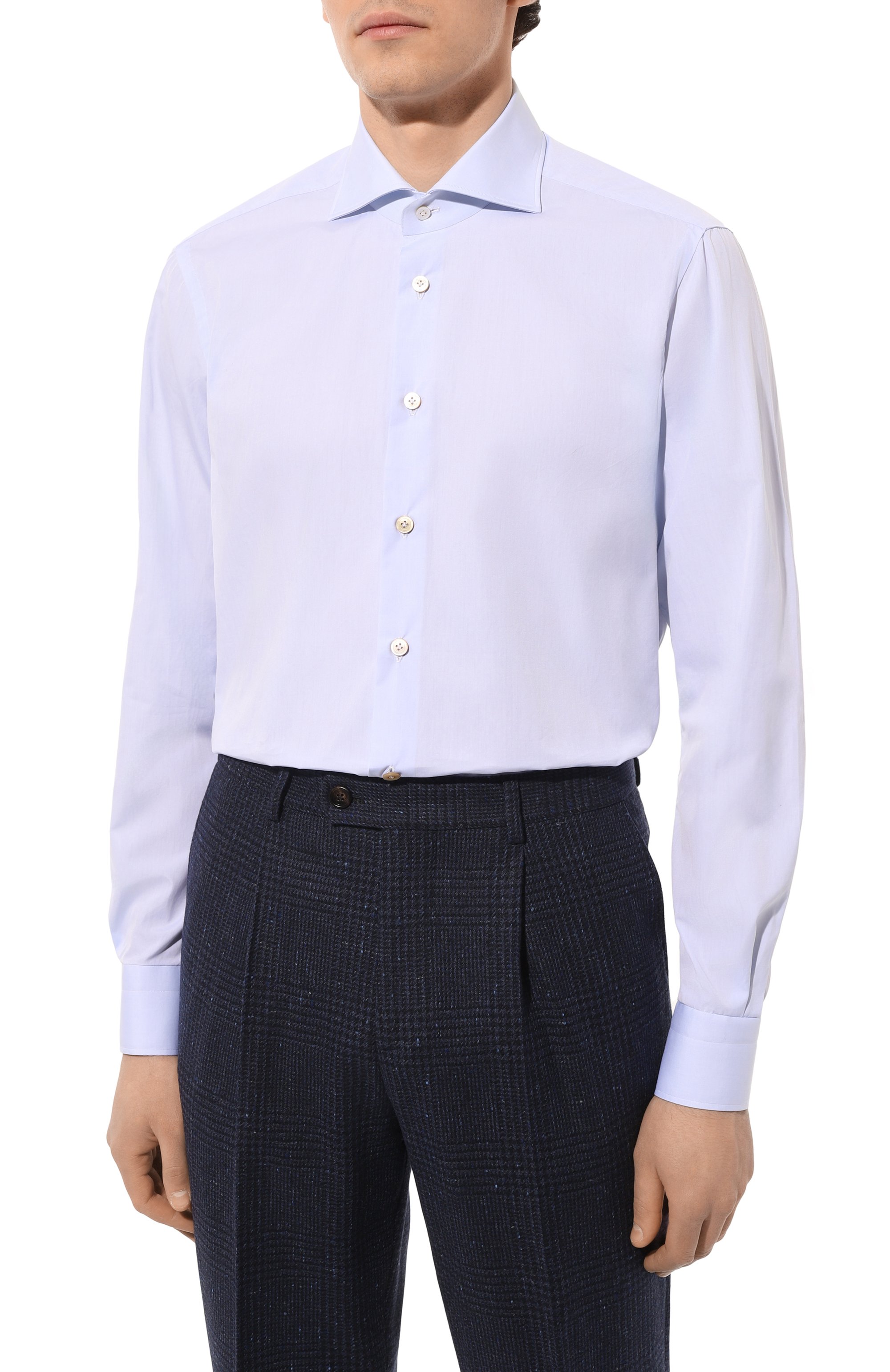 Хлопковая сорочка KITON, арт. UCIH06143, фото 4