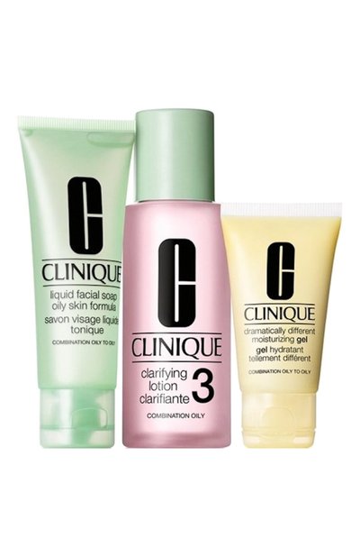 Мужского набор по уходу за кожей, склонной к жирности 3-step set (50+100+30ml) CLINIQUE, арт. 775W-01