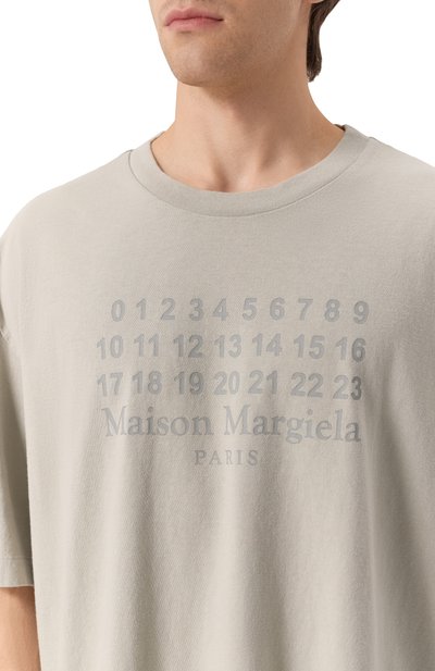 Хлопковая футболка MAISON MARGIELA, арт. S50GC0716/S24567, фото 5