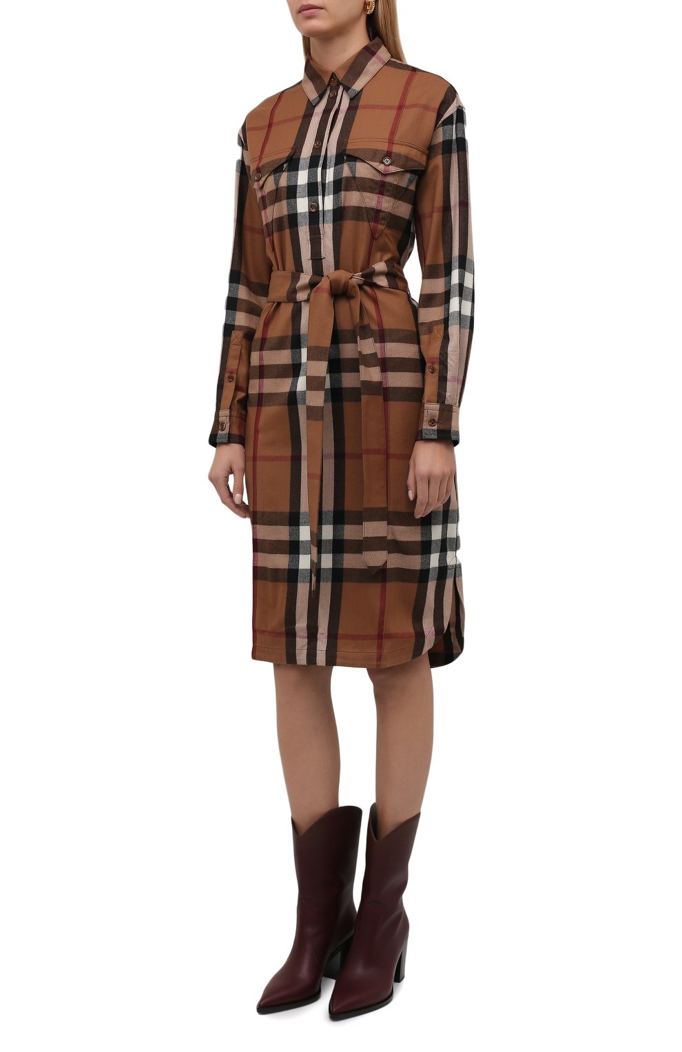 Шерстяное платье BURBERRY, арт. 8046712, фото 3