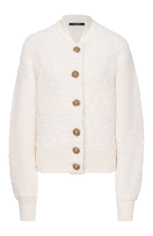 Кардиган Balmain GF0TE203/KJ89 Кремовый GF0TE203/KJ89