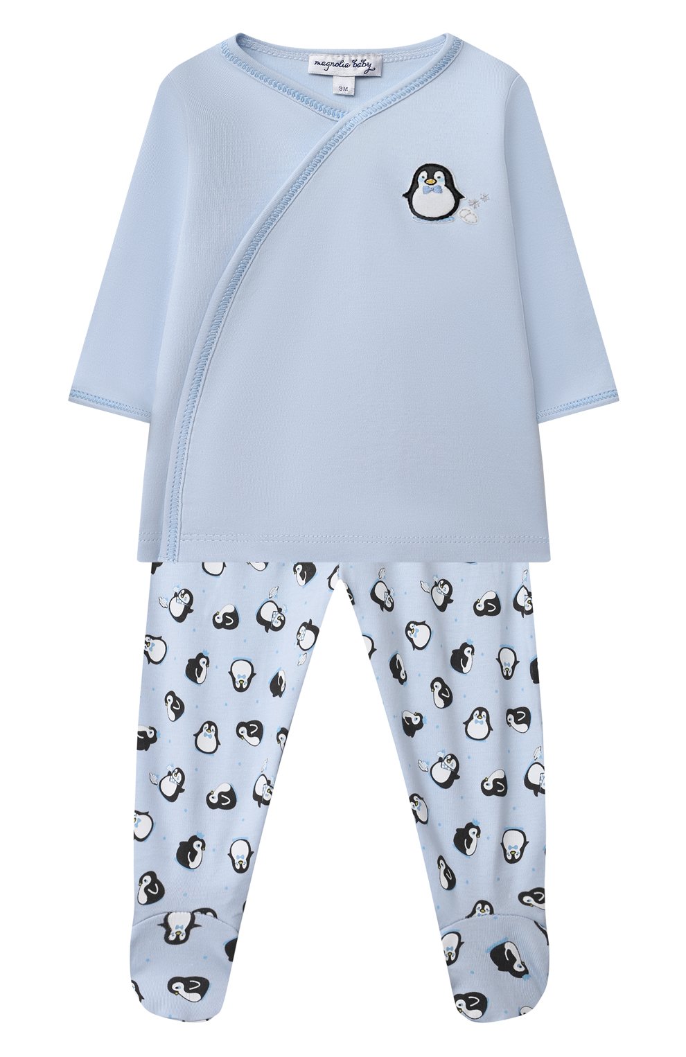 Комплект из распашонки и ползунков MAGNOLIA BABY, арт. 788-735P-LB, фото 1