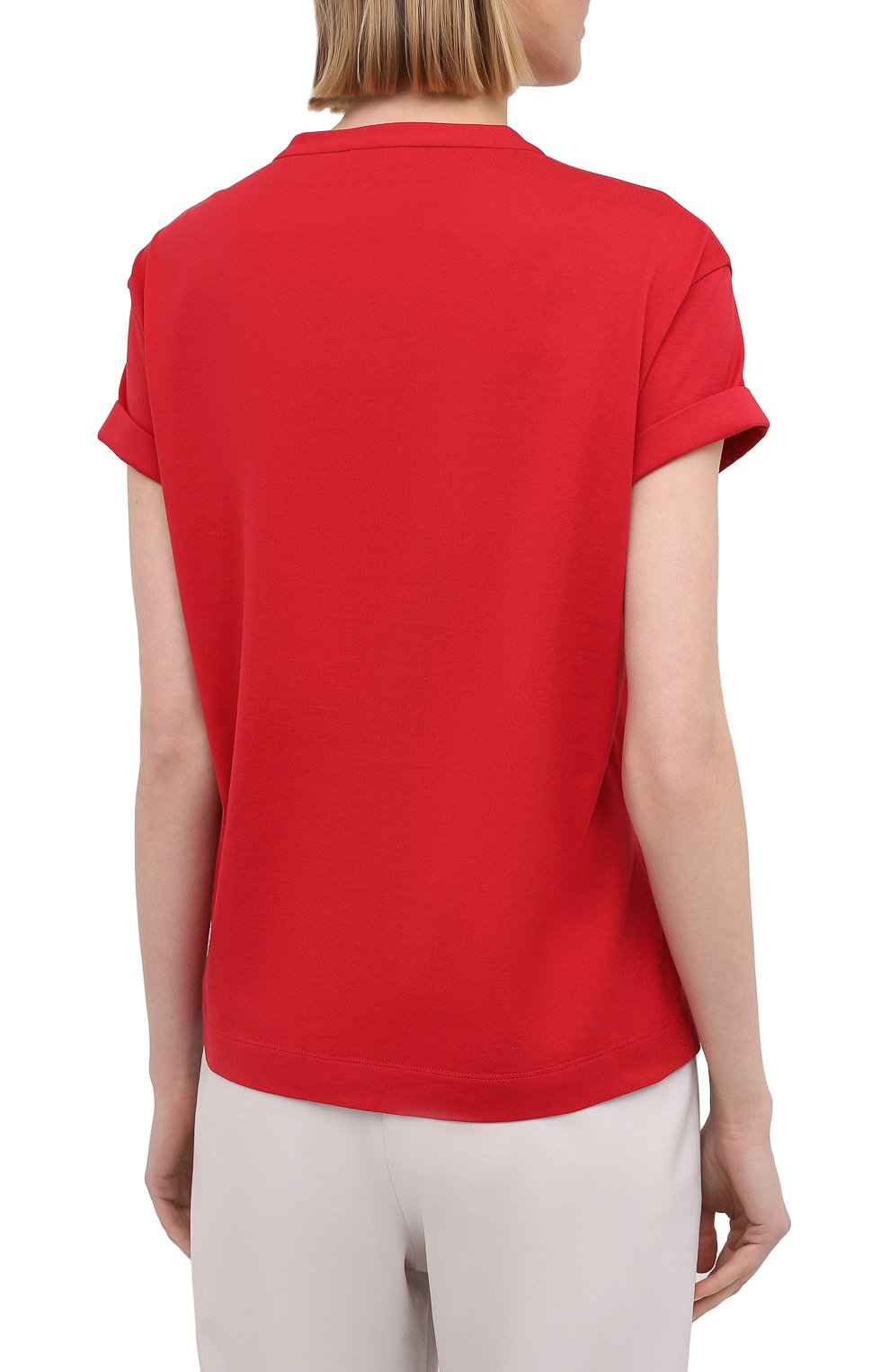 Хлопковая футболка BRUNELLO CUCINELLI, арт. M0A45DG830, фото 4