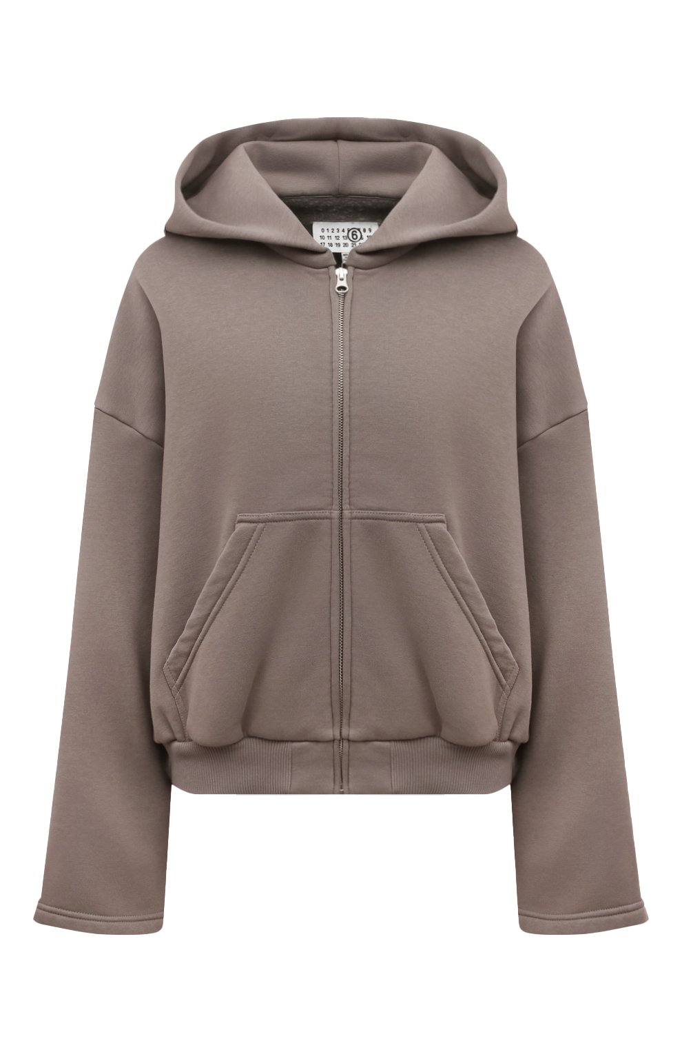 Хлопковая толстовка MM6 бежевого цвета по цене 49950 руб., арт. S52GU0215/S25624, фото 1 Хлопковая толстовка MM6, арт. S52GU0215/S25624, фото 1
