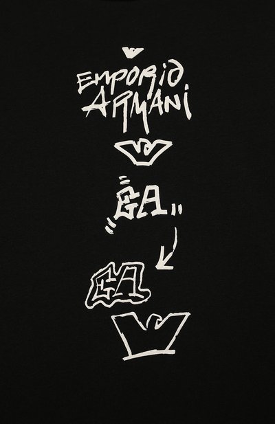 Хлопковый лонгслив EMPORIO ARMANI, арт. EB000025/AF10382, фото 3