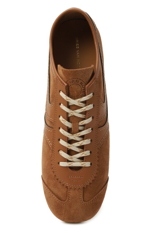 Замшевые кеды Dries Van Noten 011722-126-712 Коричневый  011722-126-712 Фото 6