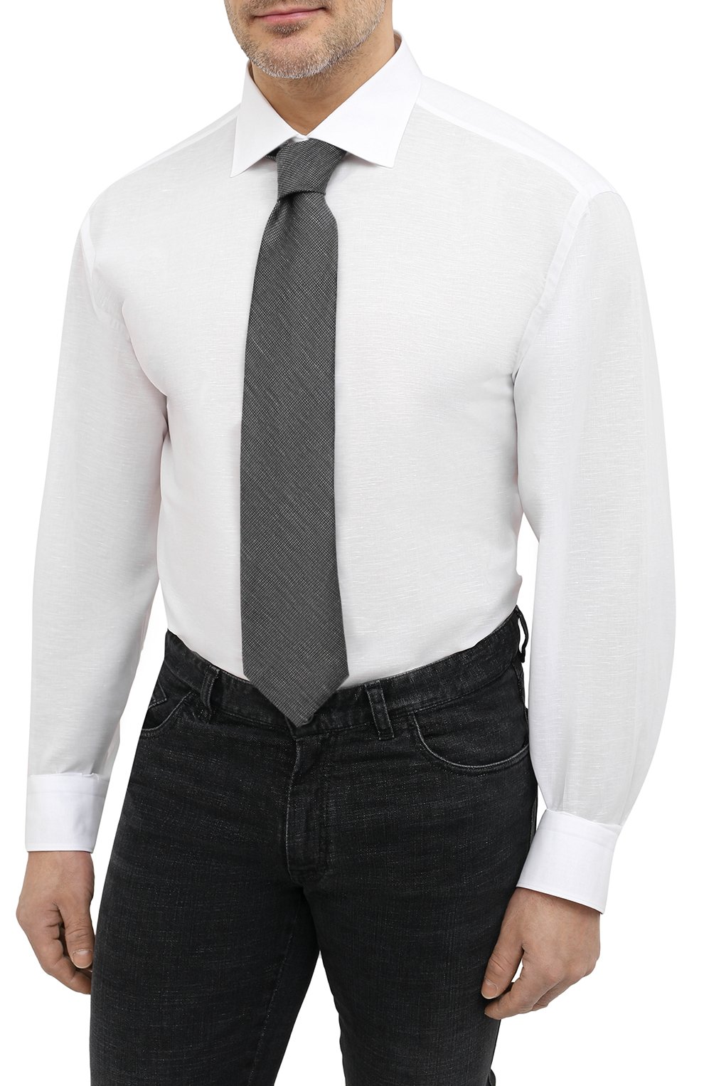 Сорочка из хлопка и льна BRIONI, арт. RCL400/P708Y, фото 4