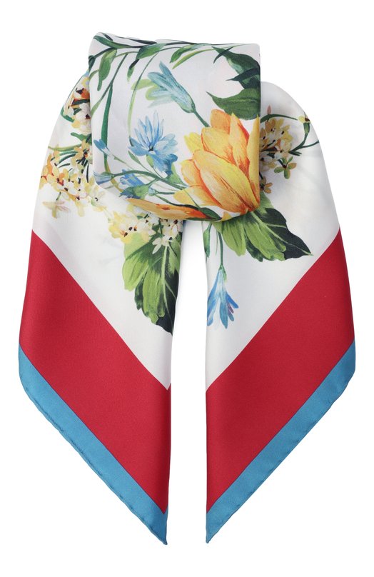 Шелковый платок Dolce & Gabbana FN092R/GDC7B Разноцветный FN092R/GDC7B
