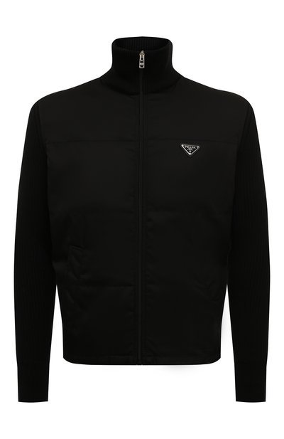 Мужской шерстяной кардиган PRADA, арт. UMC095-1FRY-F0002-192