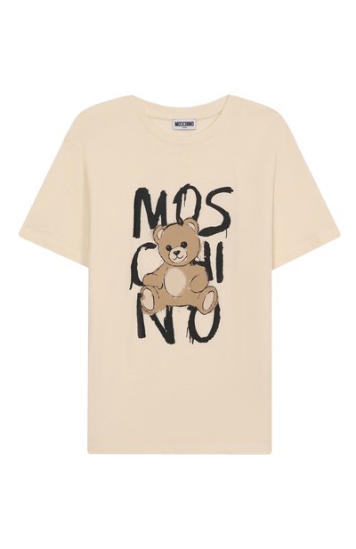 Хлопковая футболка MOSCHINO, арт. HNM05G/LAA20/4-8