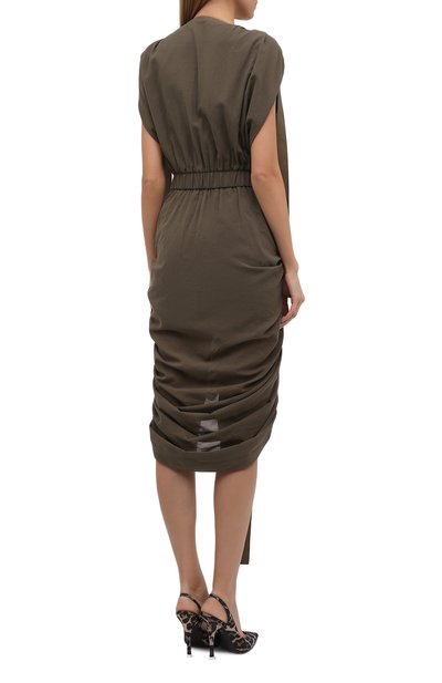 Хлопковое платье BALMAIN, арт. WF0RD000/C306, фото 4