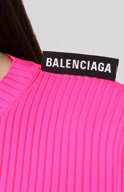 Пуловер BALENCIAGA розового цвета по цене 47150 руб., арт. 576322/T6146, фото 5 Пуловер BALENCIAGA, арт. 576322/T6146, фото 5