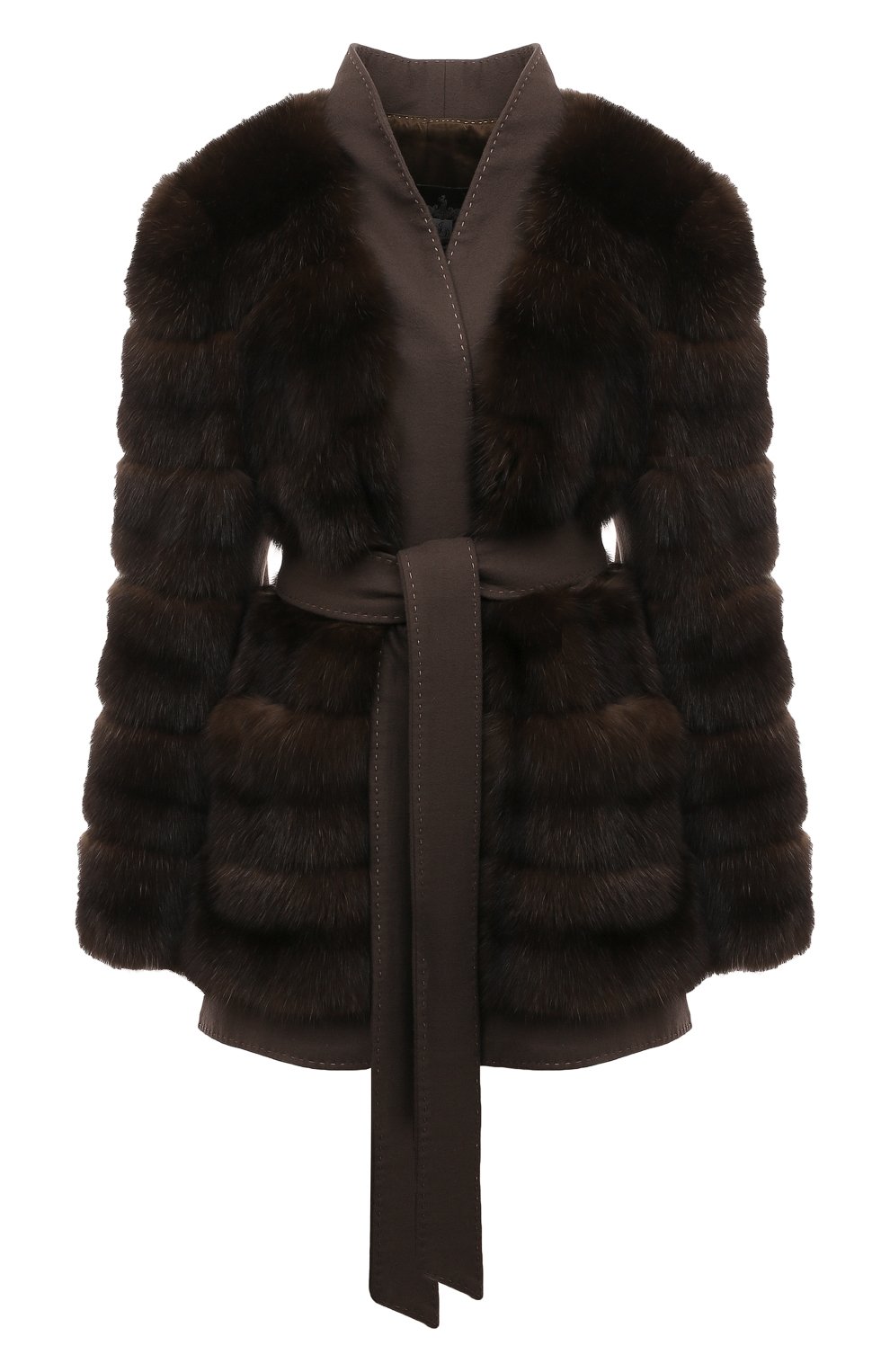 Шуба из меха соболя JULIA DILUA коричневого цвета по цене 2640000 руб., арт. 2022-0064, фото 1 Шуба из меха соболя JULIA DILUA, арт. 2022-0064, фото 1